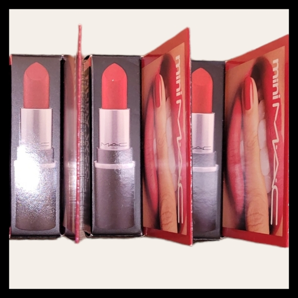 MAC Mini D For Danger Get It To Try Travel Gift Purse Perfect Lipstick New - Picture 4 of 9